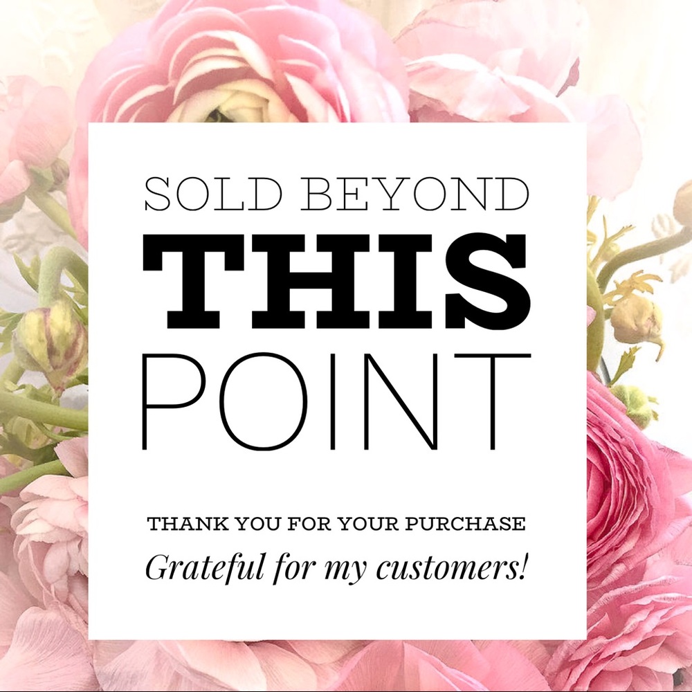 Thank You For Your Purchase! I❤️ my customers!